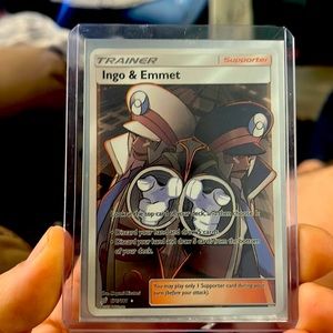 2019 Full Art Ingo & Emmet Pokémon card